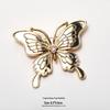 Handmade Mother-of-Pearl Butterfly Lace Hairpin with Alloy Base - DIY Cultural Heritage Decor