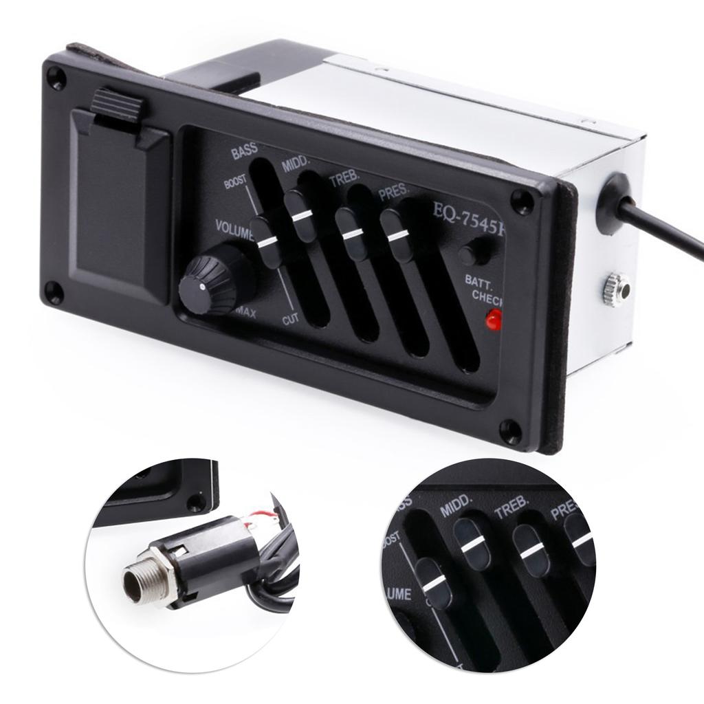 Звукосниматель для акустической гитары, балансирующий эквалайзер для фолк, классической музыки, универсальные аксессуары