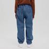 DK Kids' Autumn/Winter Velvet-Lined Casual Jeans - Unisex Straight-Leg Pants for Children