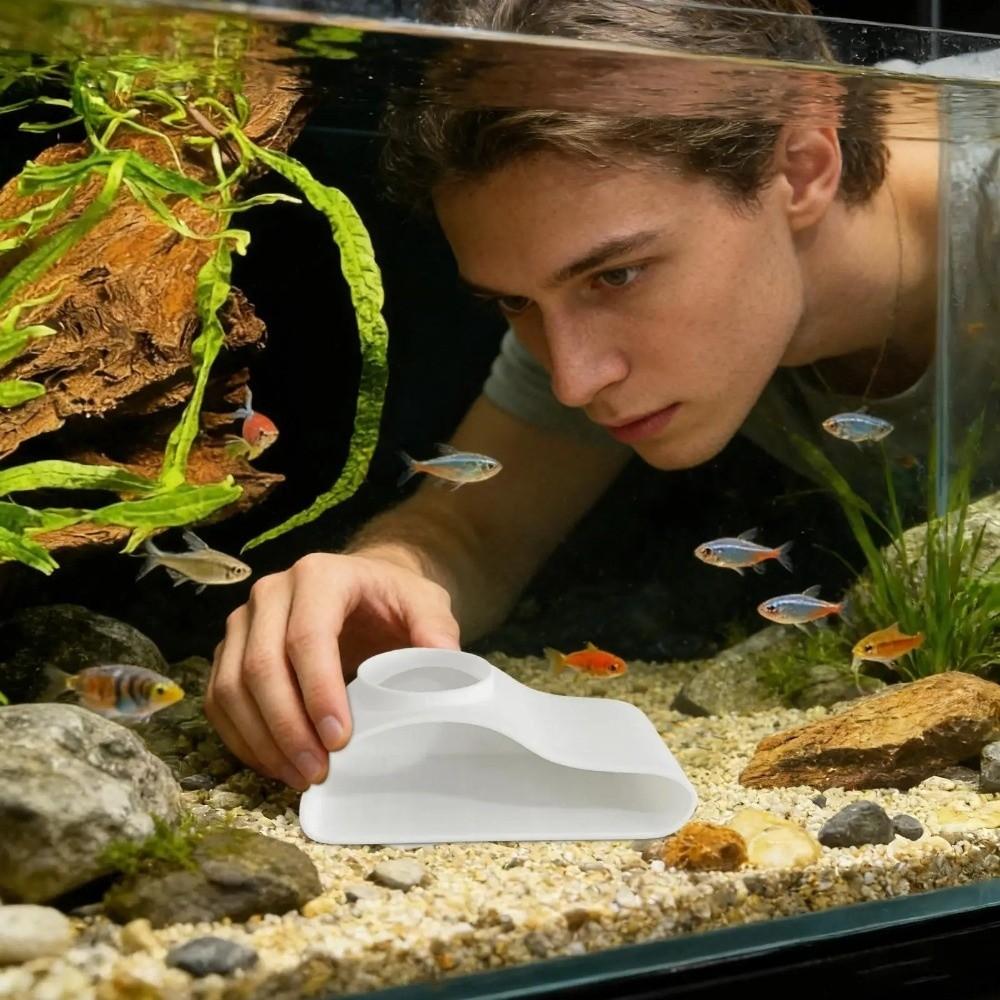 3D Printing Aquarium Tunnel Cave Single Hole Shrimp Cave Creative Fish Breeding Cave Home Office