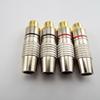 10 шт. RCA Jack Plug Аудио Видео Фиксирующий Кабель RCA Разъем Мужской Женский Позолоченный Гнездо Адаптер-Конвертер