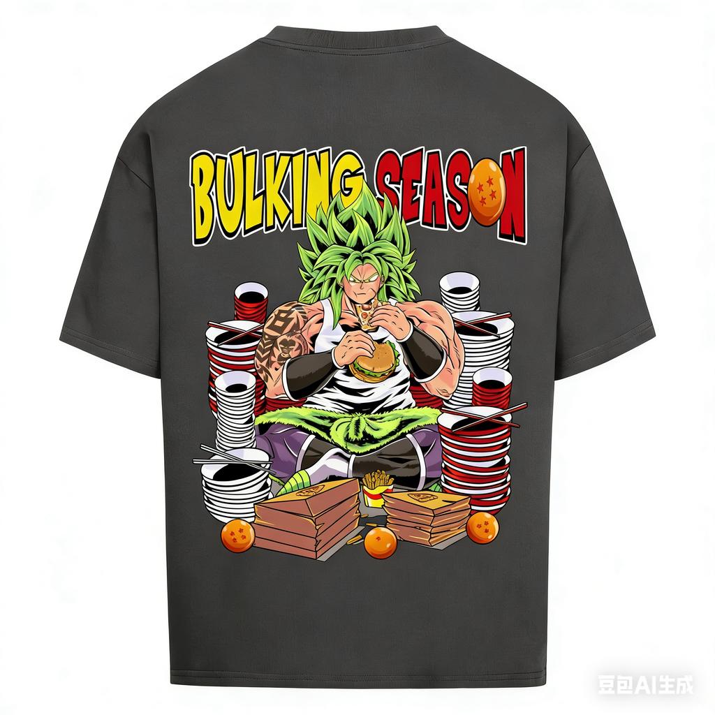Dragon Ball Broly TShirt Unisex 2026 Summer Oversized Cotton Anime Graphic Print Streetwear Gym Casual Outdoor Fitness Loose Tee