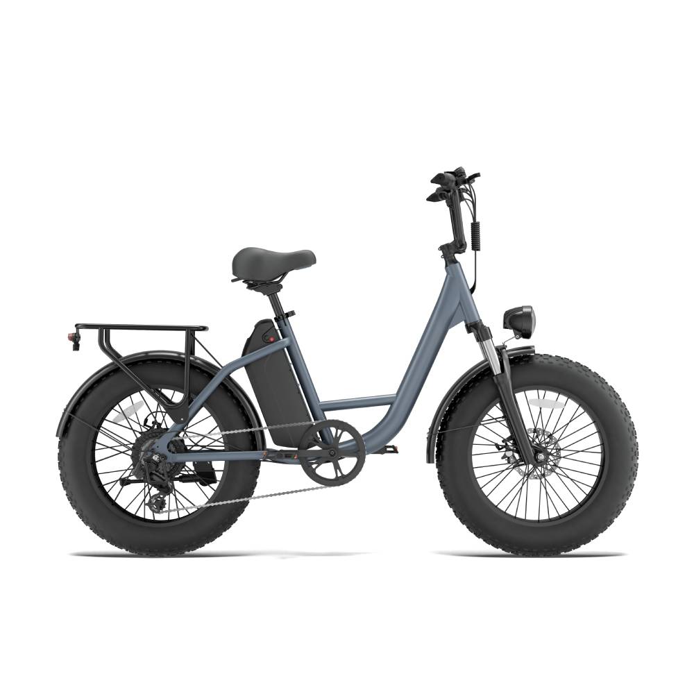 City Commuter Electric Bicycle URLIFE E20 PRO 20" Fat Tire Electric Bike 1500W Peak Motor Adult Electric Bike 48V 15.6AH Battery
