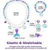 5 шт./Набор Ожерелье-подвеска из жемчужной раковины русалки, серьги, кольца, набор, украшения для вечеринки по случаю дня рождения принцессы, аксессуары Маленькой Русалки