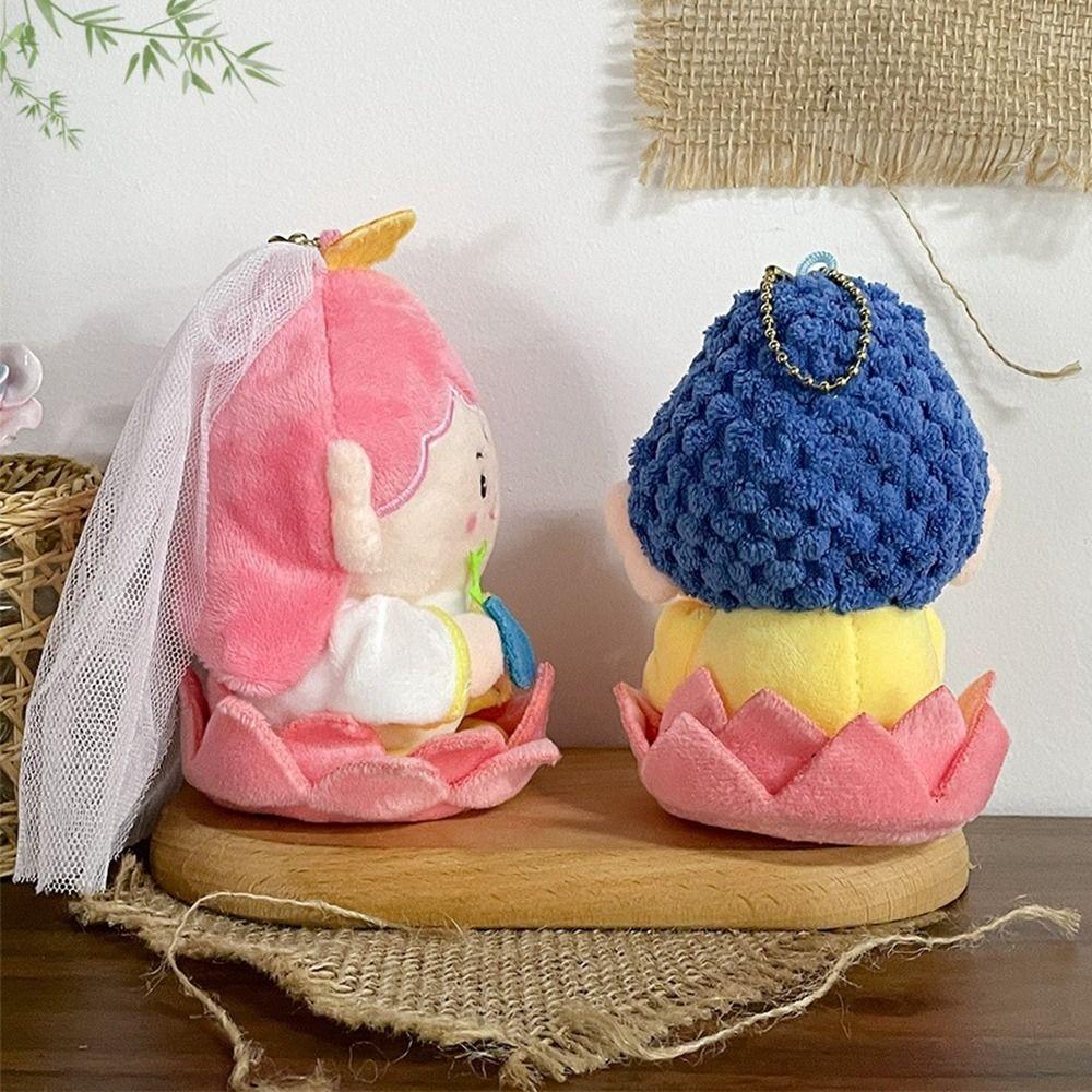 Бодхисаттва Будда плюшевый брелок Лотос база мультфильм Будда кукла автомобильные ключи аксессуары