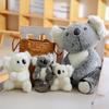 2Pcs/Set Koala Plush Toy Emotional Healing Soft Soothing Doll Hug Companion Well-being Doll Koala Hug Toy