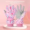 Kids Ski Gloves Waterproof Winter Gloves Snow Gloves Warm Comfortable with Cute Patterns for Children Girls Boys Skiing Snowboarding