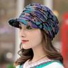 Women's Floral Korean Style Baseball Cap - Ethnic, Versatile, and Warm for Autumn/Winter