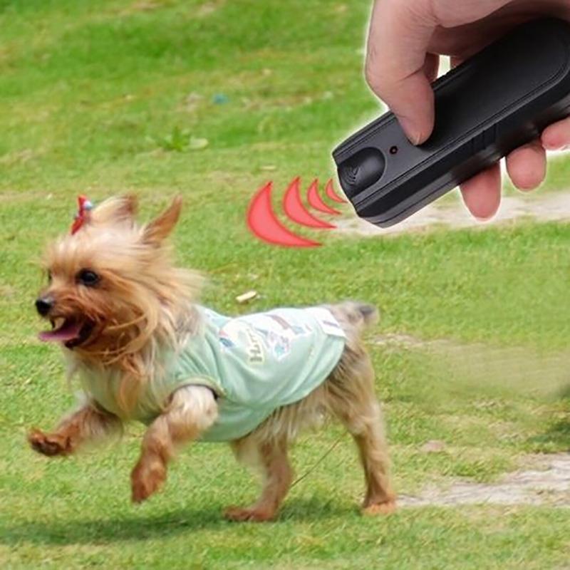 1PC Portable Dog Training Repeller Device Defence Universal Ultrasonic Anti Bark Control Stop Barking