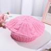 Women Girl Ribbed Vintage Warm Beret Hat French Artist Cap Knitted Cap Painter Hat