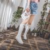 2025 New Canvas Shoes for Women's Interior Casual Shoes Korean Edition Versatile Women's Flat Heels Dance Zipper Street