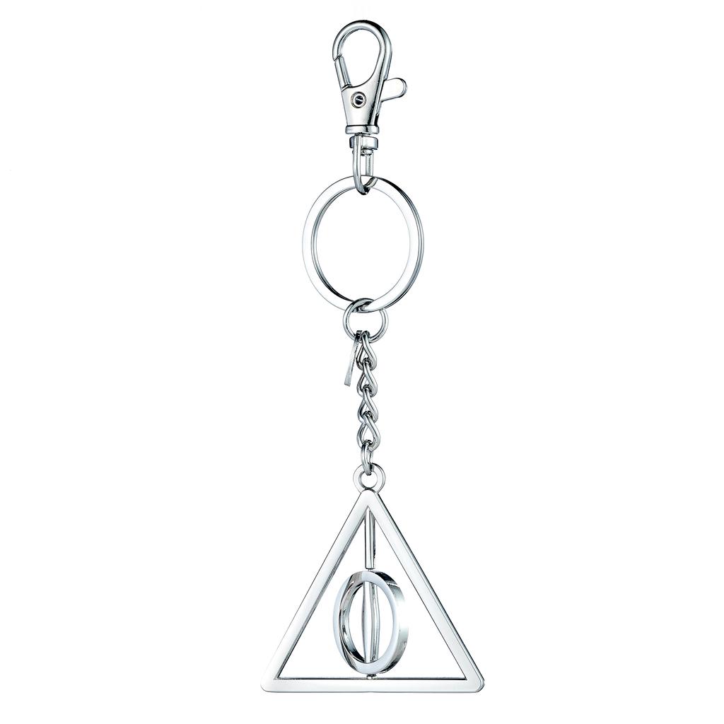 Harry Potter Deathly Hallows spinning keyring