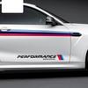 2 шт. Наклейка на кузов автомобиля Mperformance для BMW E30 E36 E39 E46 E60 E61 E64 E70 E71 E85 E87 E90 E83 F10 F20 F30 E80 M3 M5