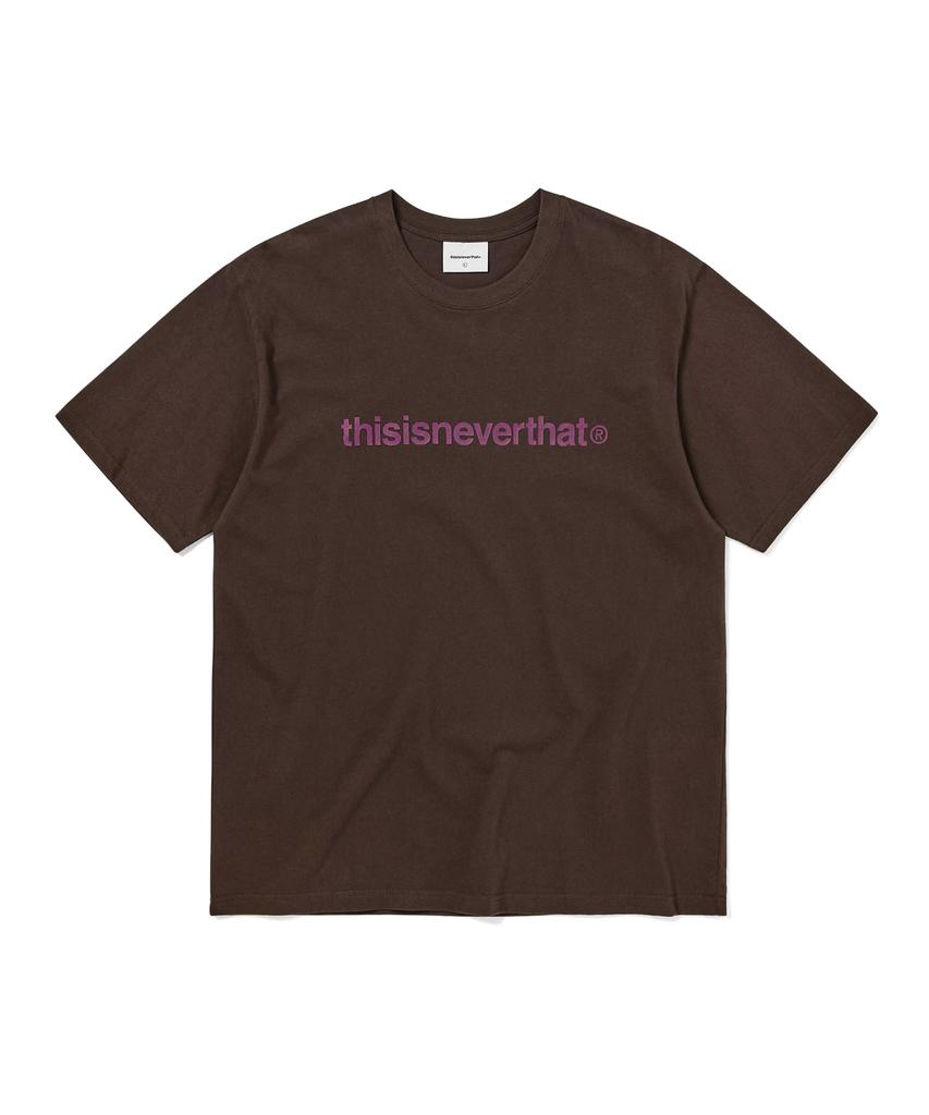 THISISNEVERTHAT Футболка с логотипом T Темный Шоколад