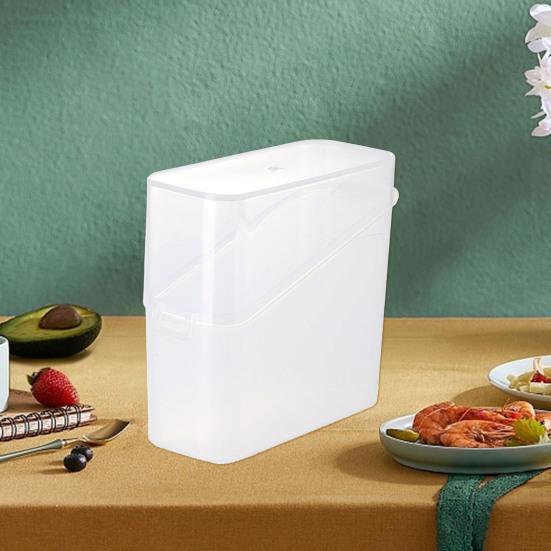 Кухонный ящик для хранения, чайный пакетик, мешок для приправ, органайзер, ящик, контейнер с откидной крышкой, прозрачная крышка, водонепроницаемый пылезащитный ящик для холодильника для дома