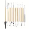 11-Piece Pottery and Polymer Clay Sculpting Tool Set