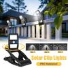 Ultra Bright Solar Charging Clip Lamp, Outdoor Wall Lamp, Outdoor Courtyard Balcony, Courtyard Wall Sensor Lamp