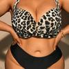 2024 Бикини больших размеров с высокой талией и жесткими чашками - Европейский и американский сексуальный стиль