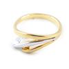 2 Tone 'Câlin' Gold Plated Ring