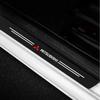 4Pc Carbon Fiber Leather Car Door Sill Anti-Scratch Decorative Sticker Cover for Mitsubishi Pajero Sport ASX Lancer L200 Attrage