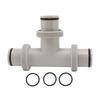 Split Swimming Pool Hose Plunger Valve 2 In 1 T Shape Hose Plunger Valve Replacement for for Filter