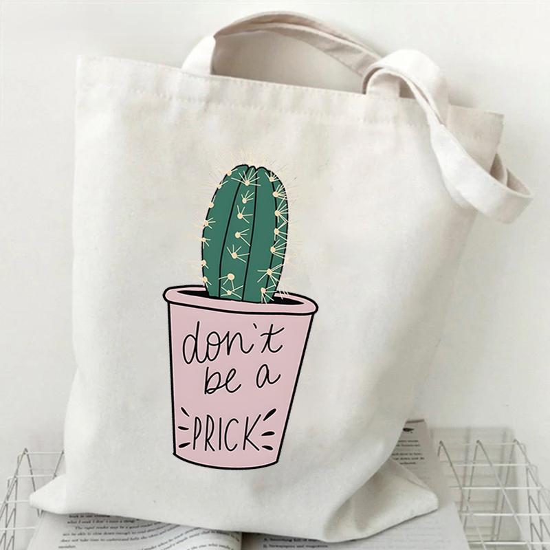 Забавная аниме-графика кошек женская холщовая сумка через плечо мультфильм животных и растений сумка для покупок котят любительница женских многоразовых сумок