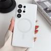 Для Magsafe Беспроводной Зарядки Чехол для Телефона Для Samsung S25 Ultra S24 Plus S23 FE S22 S21 S20 FE S26 Матовый Мягкий ТПУ Ударопрочный Чехол