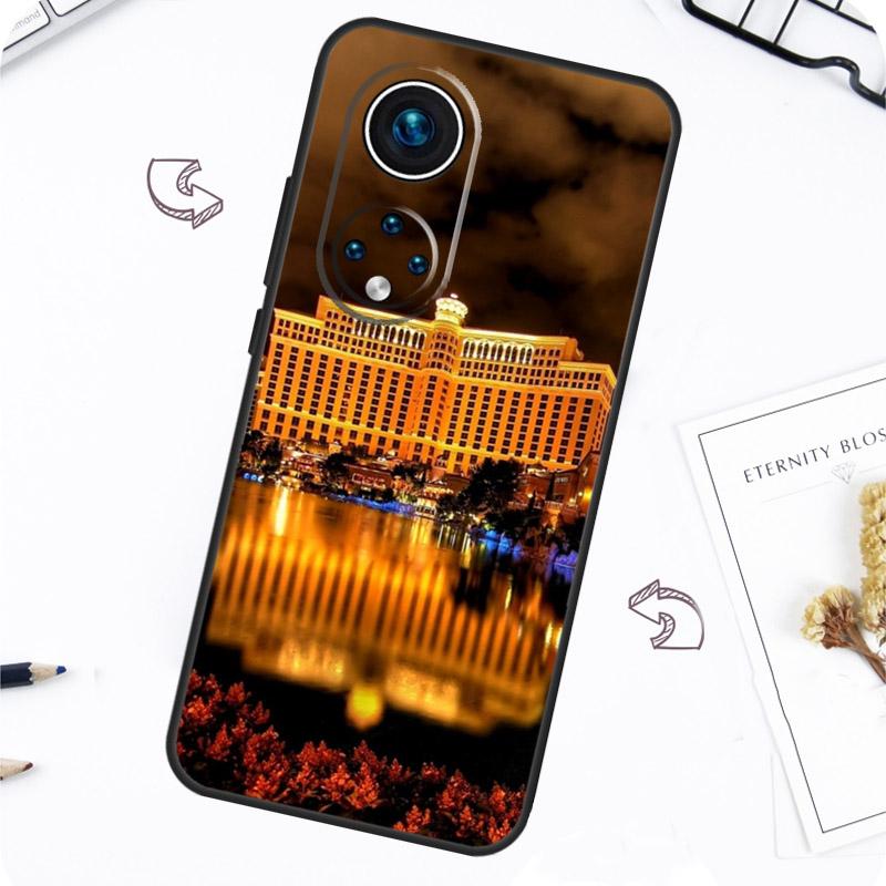 Лас-Вегас Стрип Невада Чехол Для Honor Magic 7 Pro 5 6 Lite Honor 200 Pro 50 70 90 X8b X9a X8a X8 X9 X9c X9b Обложка