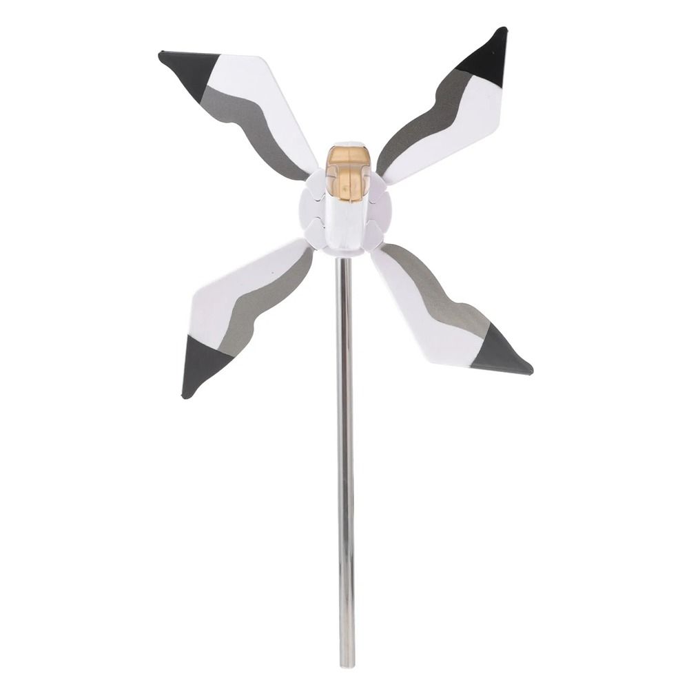 Устойчивая ветряная мельница в форме чайки, погодостойкая, вращающиеся фигурки птиц, праздничное украшение для двора