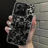 Черный Крутой Чехол с Кружевом для Xiaomi Mi 13T 11 Lite 12T Pro Задняя Крышка Телефона
