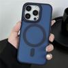 Для iPhone 11 12 13 14 Plus 15 16 Pro Max Магнитный чехол с беспроводной зарядкой Magsafe Роскошный противоударный матовый чехол для телефона