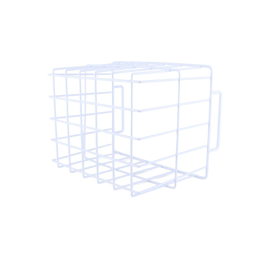 Fridge Freezer Basket Multipurpose Large Capacity Metal Wire Storage Basket for Refrigerator