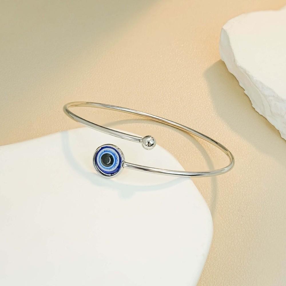 Personalized Demon Eye Bracelet Gothic Blue Eye Ring Adjustable Creative Bangle Special Occasions