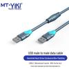 MT-viki USB 2.0 Папа-Папа Кабель-удлинитель для передачи данных