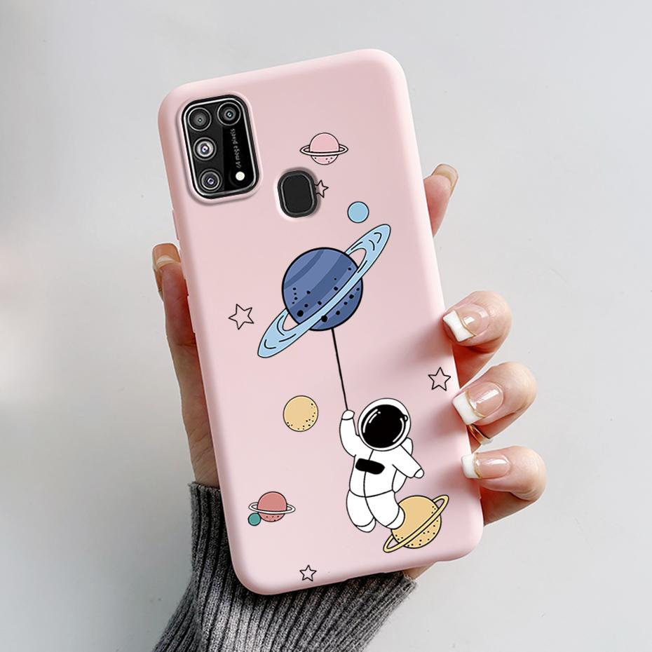 Силиконовый чехол для Samsung M31 M 31 Чехол Милый Кролик Панда Ударопрочный чехол для телефона для Samsung Galaxy M31s M31 s M315F M317F Etui