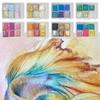 1Pcs 6 Color 1ml Pigment Set Pearlescent Metallic Palette Durable Solid Watercolor Paint