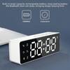 Bluetooth Speaker LED Mirror Display FM Radio Speakers Wireless  Alarm Clock