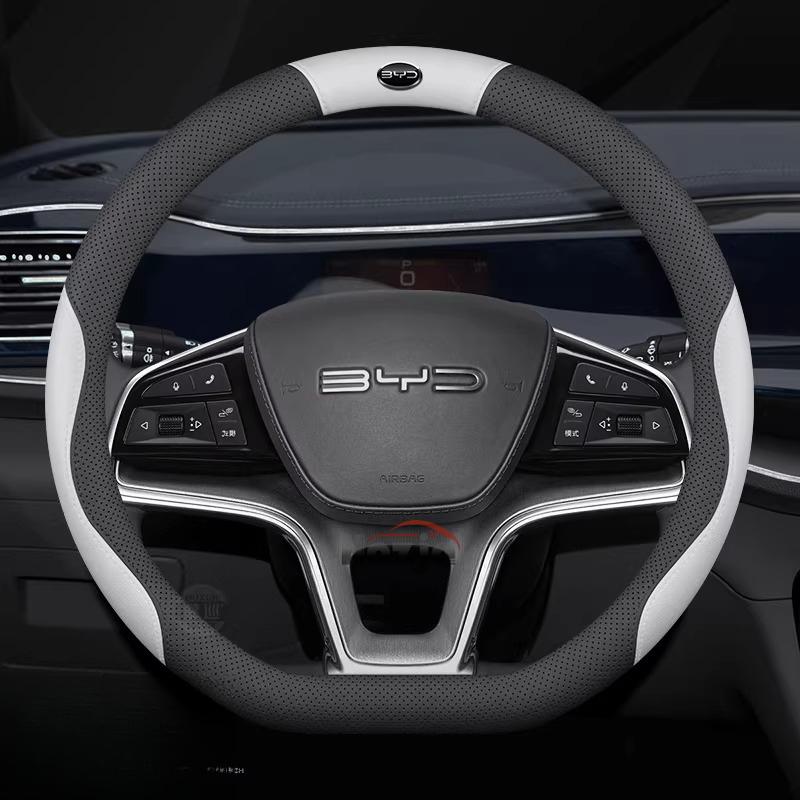 Кожаная накладка на руль автомобиля для BYD Seal U Dmi Аксессуары для интерьера BYD Sealion 5 7 2025 2026 Накладка на руль