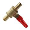 Brass Construction Ball Valve 6-12mm Size 1/4 Inch Pneumatic Ball Valve Hose Barb Small Size Brass Ball Valve Fuel Line