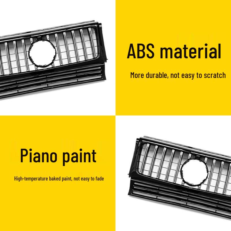 GT Silver Edition Front Grille Replacement for 1990-2018 Mercedes-Benz G-Class W463