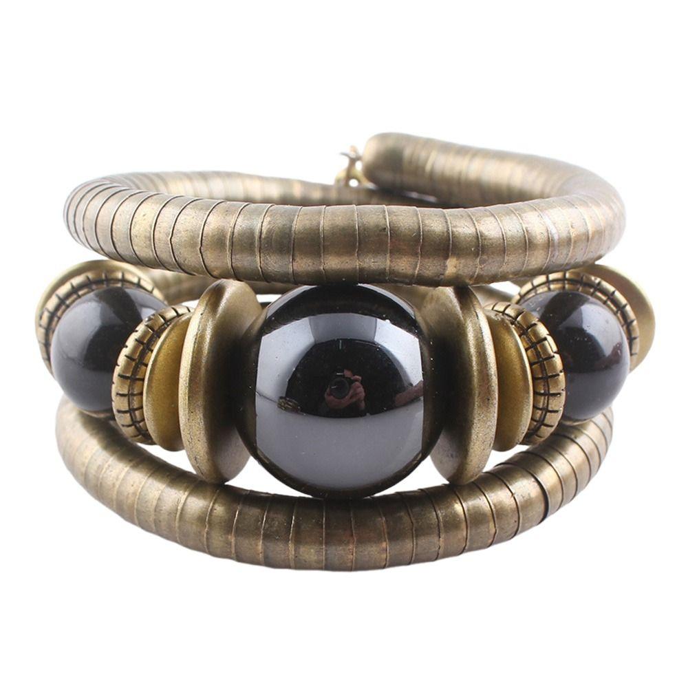 Браслет из сплава в виде змеи, трехслойный браслет, креативный подарок, многослойный браслет