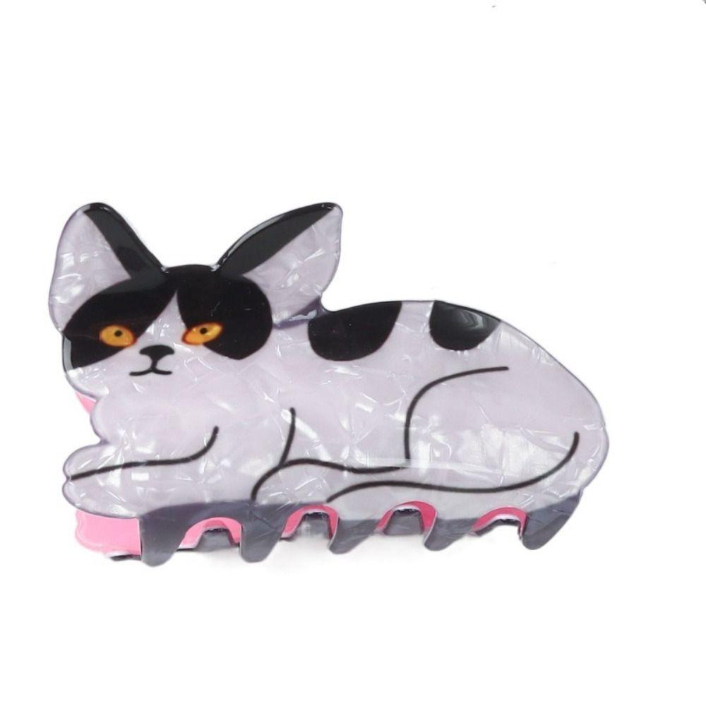 Dog Cat Hair Claw Cartoon Acrylic Animal Hair Clip Cute Animal Shark Clip  Party