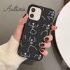 Чехол для телефона Dancing Skeletons для iPhone 11 12 13 14 Pro Max mini X XR XS SE 2020 6S 7 8 Plus Samsung Galaxy S21 S22 Cover shell