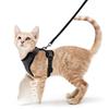 Adjustable Ultra-Thin Cat Harness with Anti-Breakaway Traction Rope for Walking 