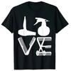 Hairdresser Love Hairdryer Scissors Barber Hair Brush T-Shirt. Premium Cotton Short Sleeve O-Neck Mens T Shirt New S-3XL