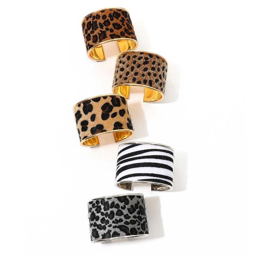 Европейский американский стиль широкий флокированный открытый браслет в стиле меньшинства преувеличенное украшение браслета