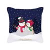 New Cartoon Christmas Pillow Cover Holiday Gift Square Cushion Cover Cushion Cover Pillow Cover
