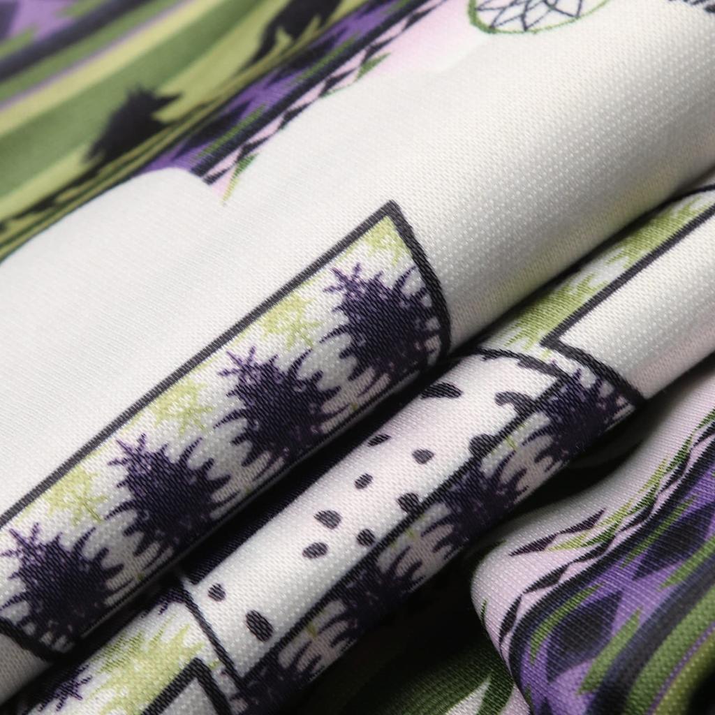 Womens Casual Geometric Horse Print Long Sleeve Drawstring Pullover Tops, Ethnic Style Hooded Sweatshirt