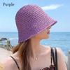 Foldable Beach Cap UV Protection Panama Cap Women Shade Hat
