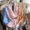 High-quality Luxurious Silk Scarves Headband Scarfs Neck Scarf For Women Chain Silk Scarf Women's Decorative Shawl